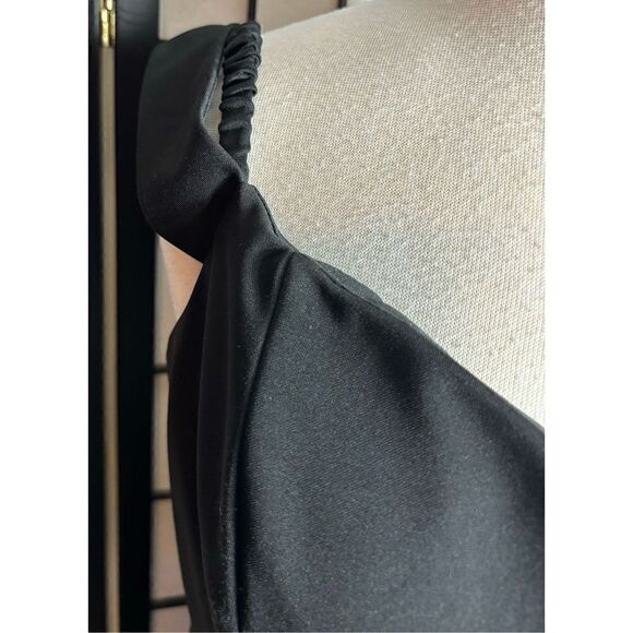 LA Merchandise Black Off the Shoulder Evening Dress - Picture 5 of 9